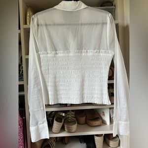 Veronica Beard Jeans White Blouse
